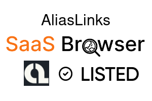 AliasLinks - SaaS Browser Verified Badge