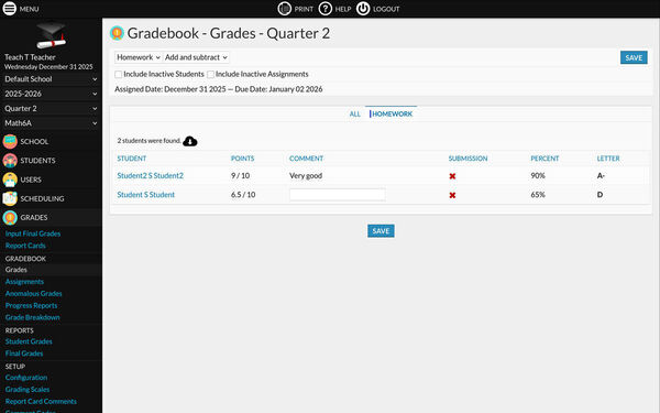 RosarioSIS Screenshot 3
