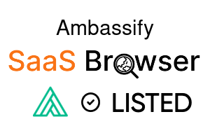 Ambassify - SaaS Browser Verified Badge