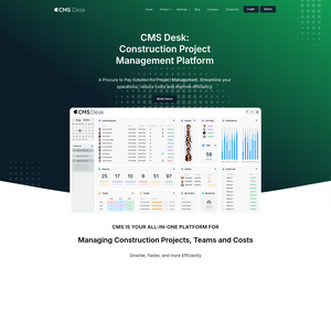 CMS Desk Screenshot