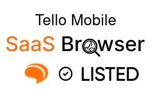 Tello Mobile - SaaS Browser Verified Badge