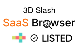 3D Slash - SaaS Browser Verified Badge
