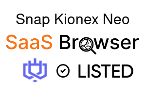Snap Kionex Neo - SaaS Browser Verified Badge