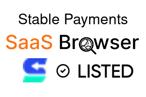 Stable Payments - SaaS Browser Verified Badge