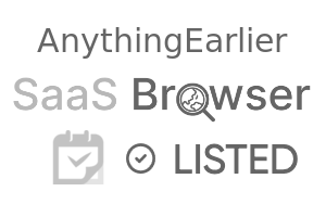 AnythingEarlier - SaaS Browser Verified Badge
