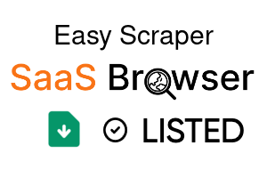 Easy Scraper - SaaS Browser Verified Badge