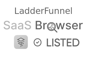 LadderFunnel - SaaS Browser Verified Badge