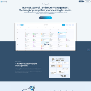 CleaningApp Screenshot