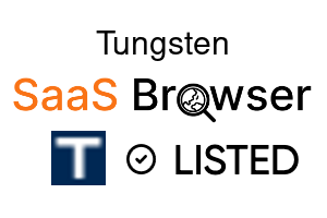 Tungsten - SaaS Browser Verified Badge