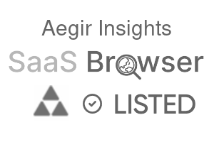 Aegir Insights - SaaS Browser Verified Badge