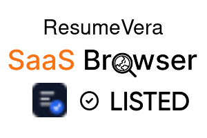 ResumeVera - SaaS Browser Verified Badge
