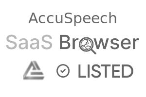 AccuSpeech - SaaS Browser Verified Badge