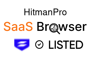 HitmanPro - SaaS Browser Verified Badge