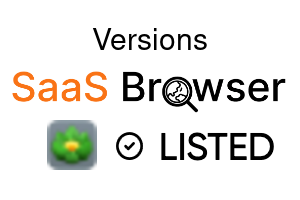 Versions - SaaS Browser Verified Badge