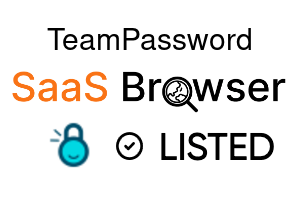 TeamPassword - SaaS Browser Verified Badge