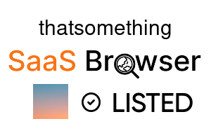 thatsomething - SaaS Browser Verified Badge