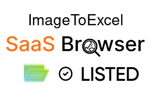 ImageToExcel - SaaS Browser Verified Badge