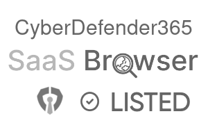 CyberDefender365 - SaaS Browser Verified Badge