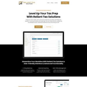 Reliant Tax Solutions Screenshot