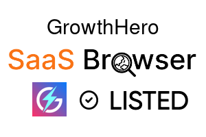 GrowthHero - SaaS Browser Verified Badge