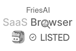 FriesAI - SaaS Browser Verified Badge