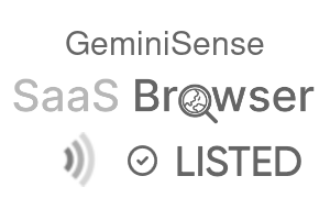 GeminiSense - SaaS Browser Verified Badge