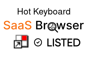 Hot Keyboard - SaaS Browser Verified Badge