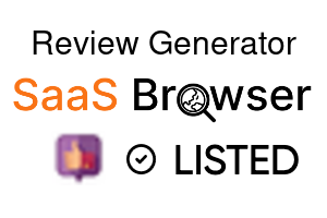 Review Generator - SaaS Browser Verified Badge