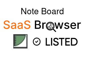 Note Board - SaaS Browser Verified Badge