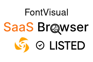 FontVisual - SaaS Browser Verified Badge