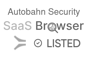 Autobahn Security - SaaS Browser Verified Badge