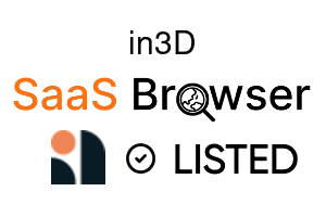 in3D - SaaS Browser Verified Badge