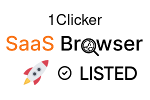 1Clicker - SaaS Browser Verified Badge