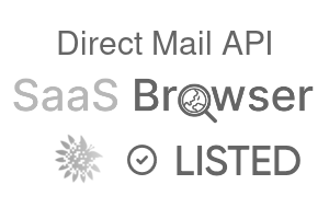 Direct Mail API - SaaS Browser Verified Badge