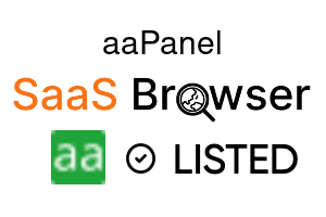 aaPanel - SaaS Browser Verified Badge