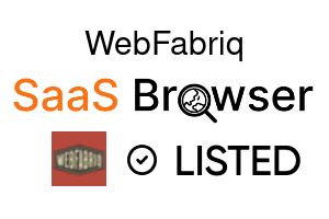 WebFabriq - SaaS Browser Verified Badge