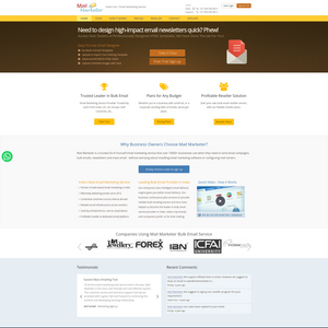 mail marketer Screenshot