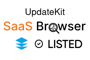 UpdateKit - SaaS Browser Verified Badge