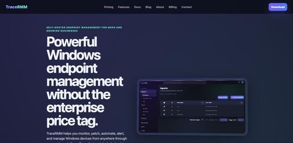 TraceRMM screenshot