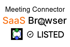 Meeting Connector - SaaS Browser Verified Badge