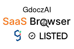 GdoczAI - SaaS Browser Verified Badge