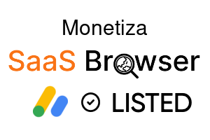 Monetiza - SaaS Browser Verified Badge
