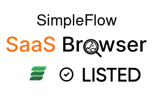 SimpleFlow - SaaS Browser Verified Badge