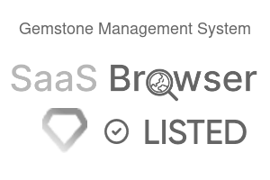Gemstone Management System - SaaS Browser Verified Badge