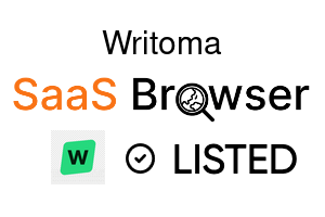 Writoma - SaaS Browser Verified Badge