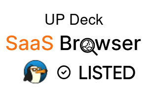 UP Deck - SaaS Browser Verified Badge