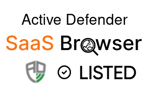 Active Defender - SaaS Browser Verified Badge