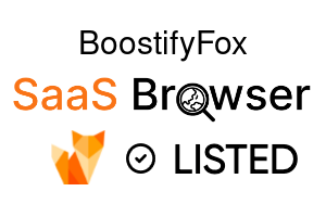 BoostifyFox - SaaS Browser Verified Badge