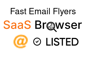 Fast Email Flyers - SaaS Browser Verified Badge