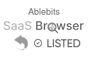 Ablebits - SaaS Browser Verified Badge